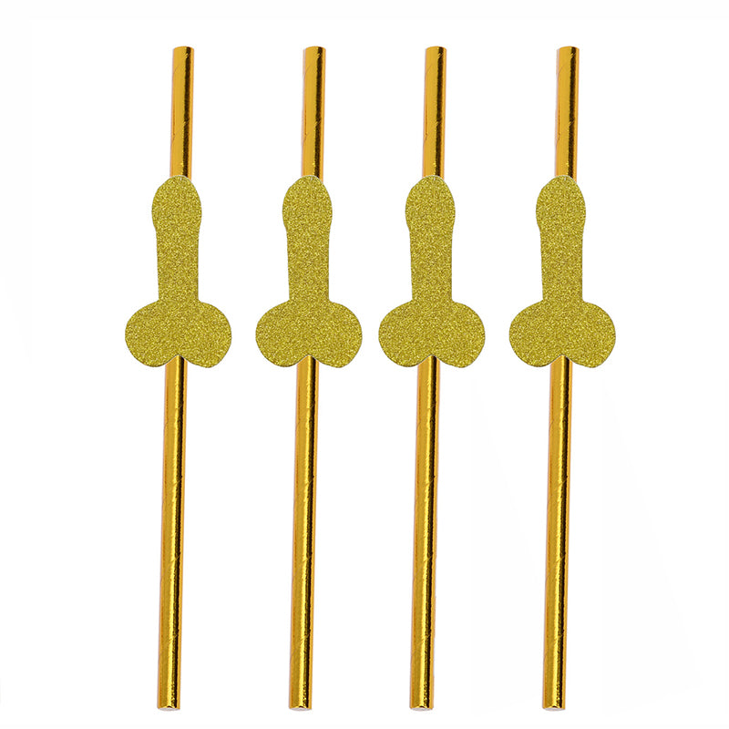 Bachelorette Party Decoration Funny Biodegradable Paper Straws