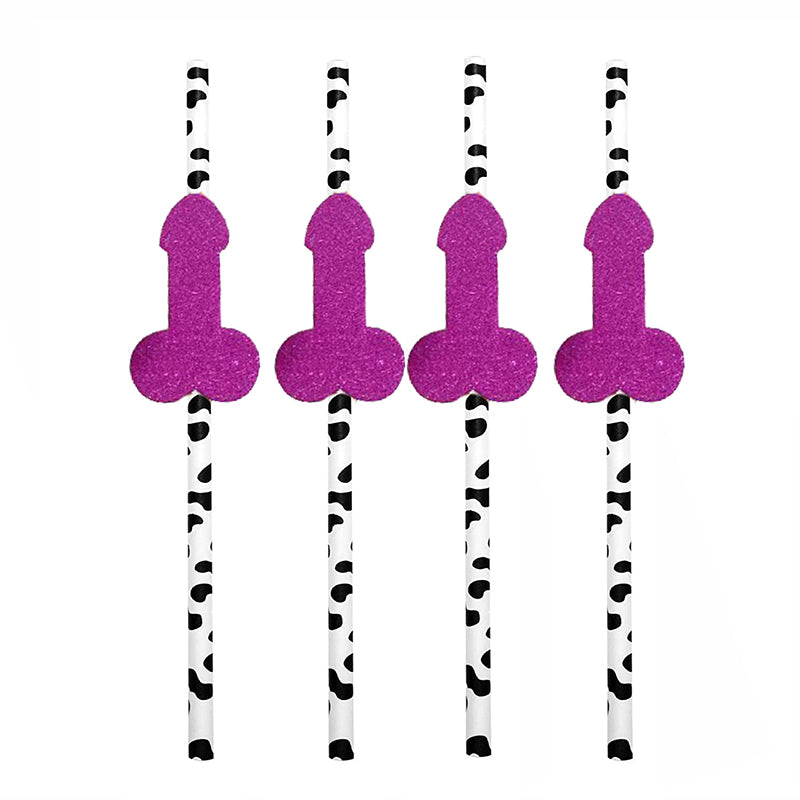 Bachelorette Party Decoration Funny Biodegradable Paper Straws