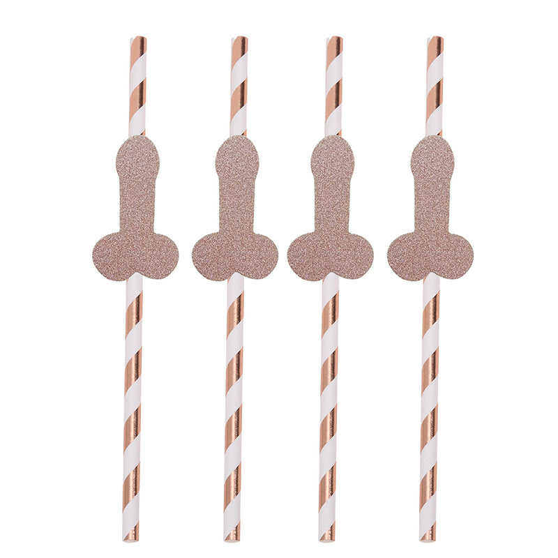 Bachelorette Party Decoration Funny Biodegradable Paper Straws