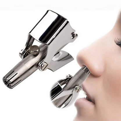 Metal manual round head for nose hair trimmer