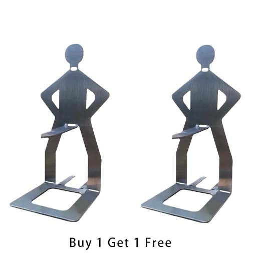Funny guy barbecue sausage rack