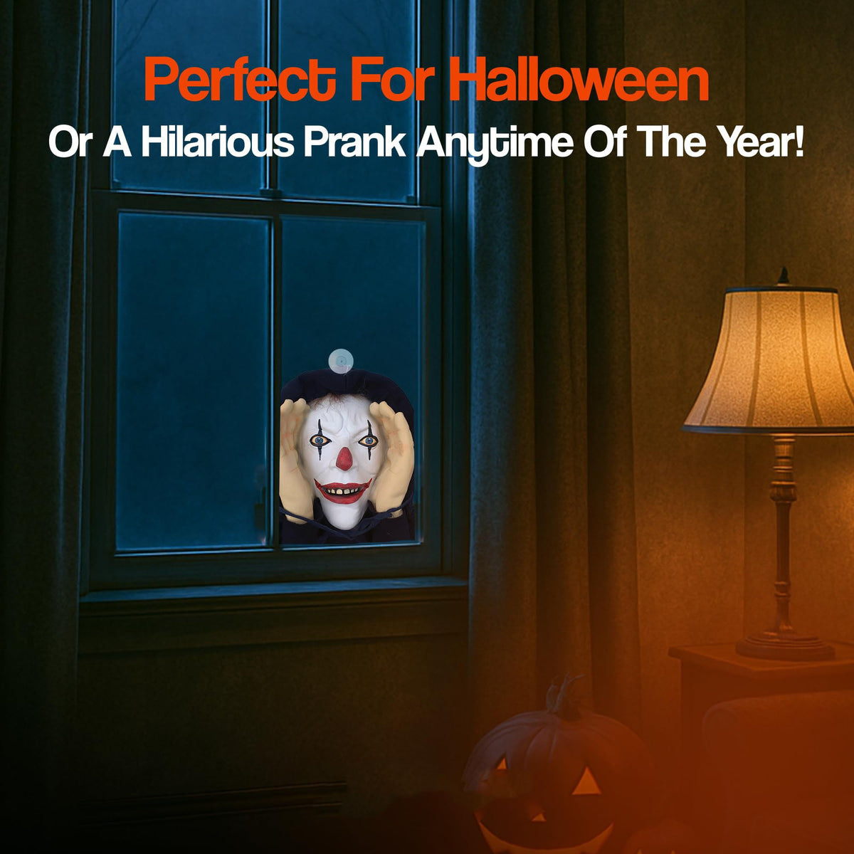Peeper Scare Window Prank Halloween Decoratio