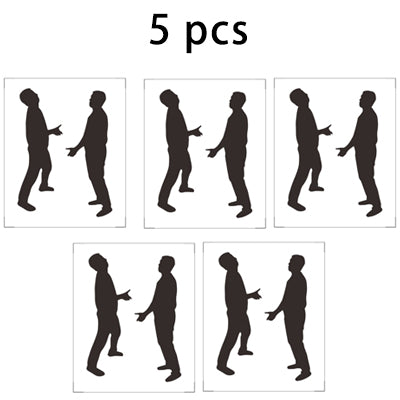 Funny character switch decoration sticker