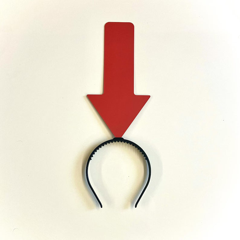 Red Arrow Locator Headband