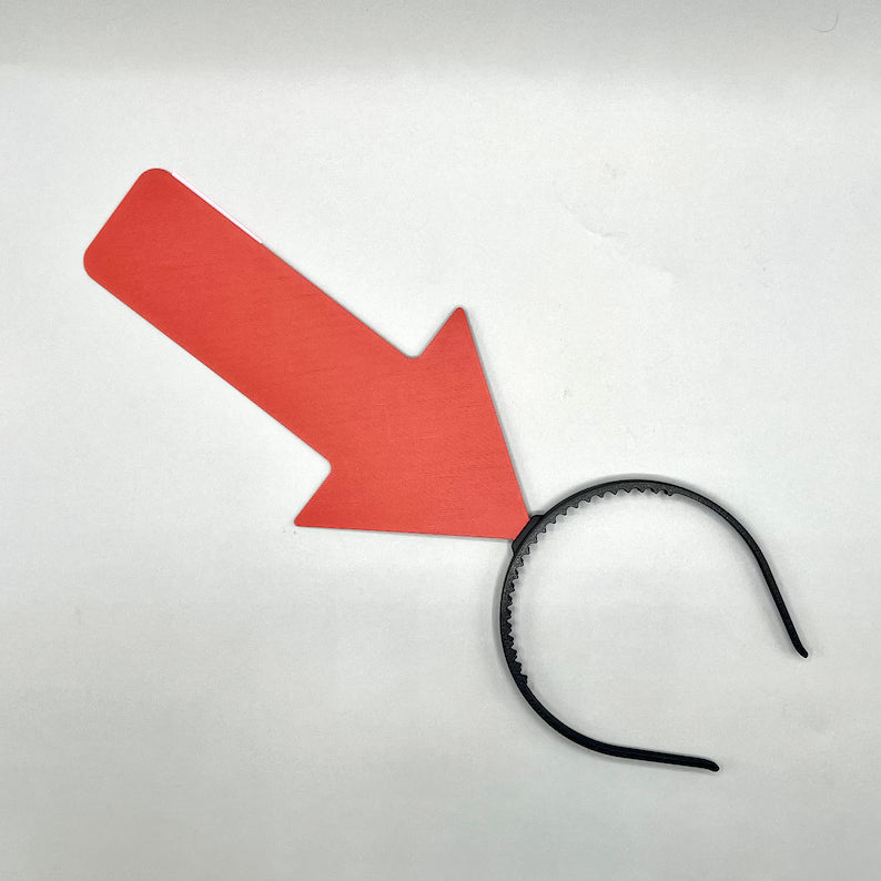 Red Arrow Locator Headband