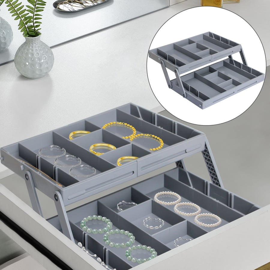 Multi-Level Smart Drawer Organizer