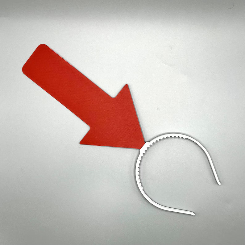 Red Arrow Locator Headband