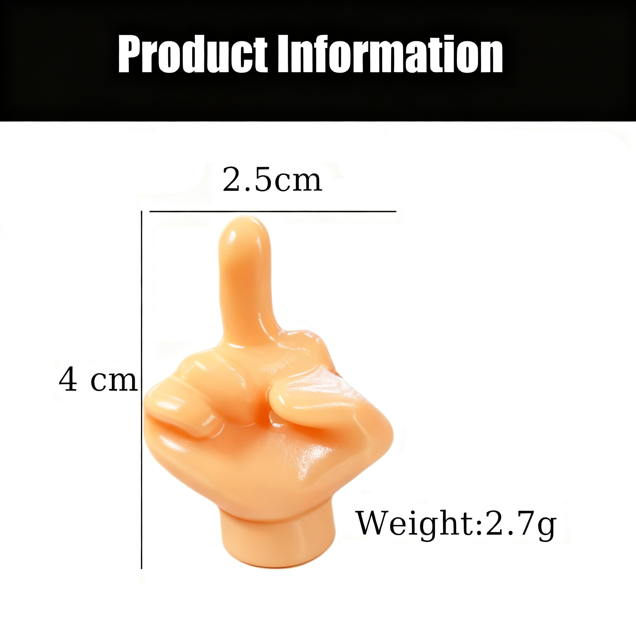 Middle Finger Toothpaste Cap