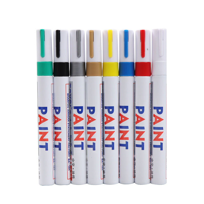 Permanent waterproof paint tire marking