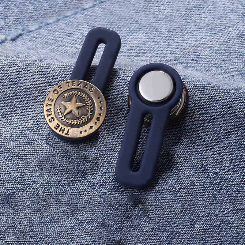 Jeans retractable buckle adjustable no-sew