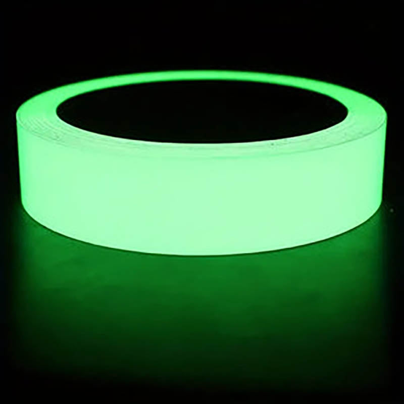 Luminous warning tape Fluorescent light-storing anti-slip tape