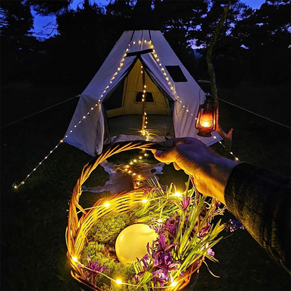 Multifunctional lamp with colorful lighting outdoor camping lamp