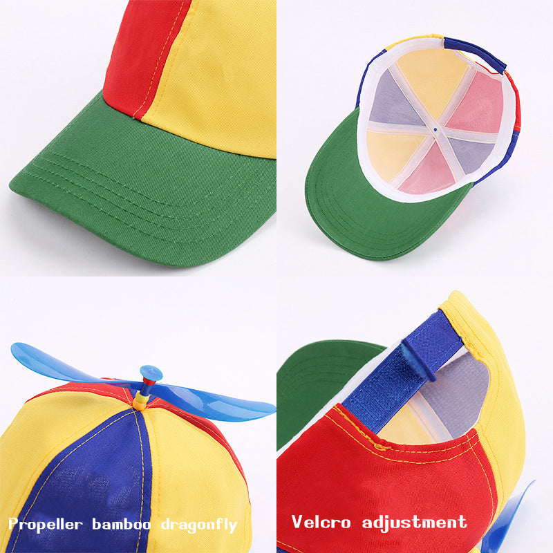 Spinning propeller hat