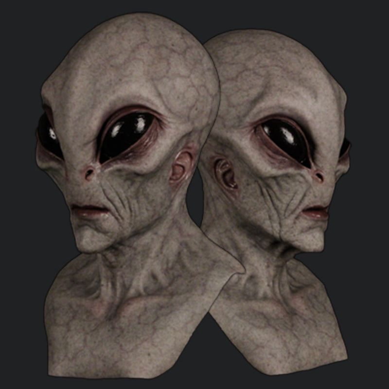 New independent station Halloween alien mask horror headgear UFO latex props