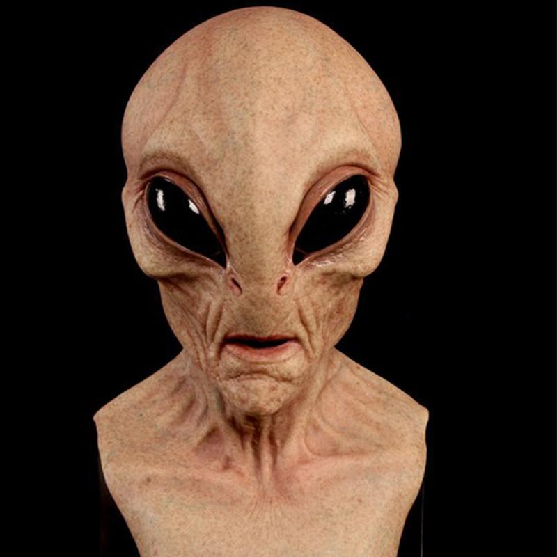 New independent station Halloween alien mask horror headgear UFO latex props