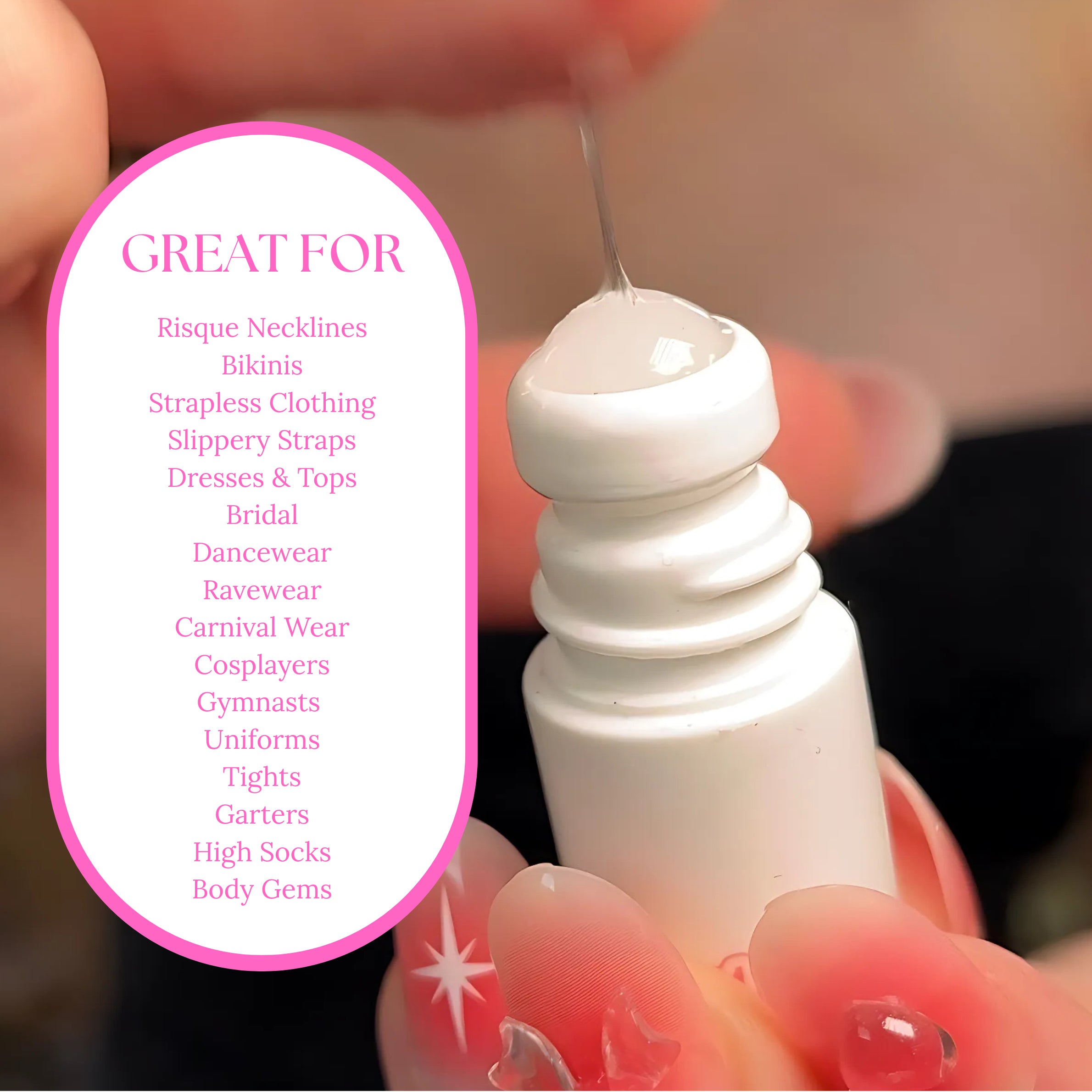 Roll-On Anti-Slip Body Adhesive Glue
