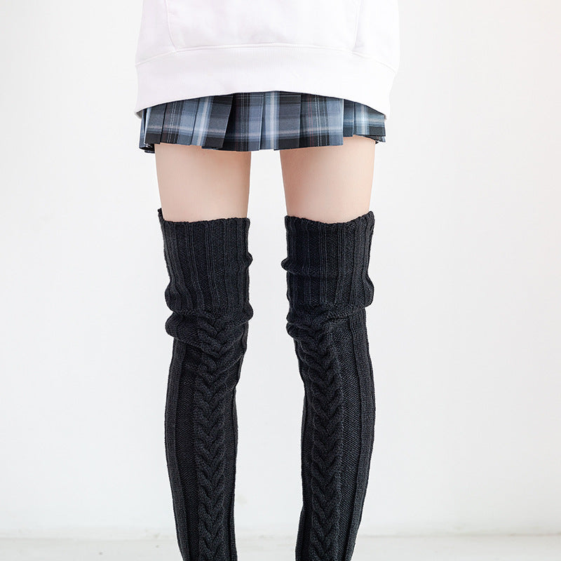 Long over-the-knee socks