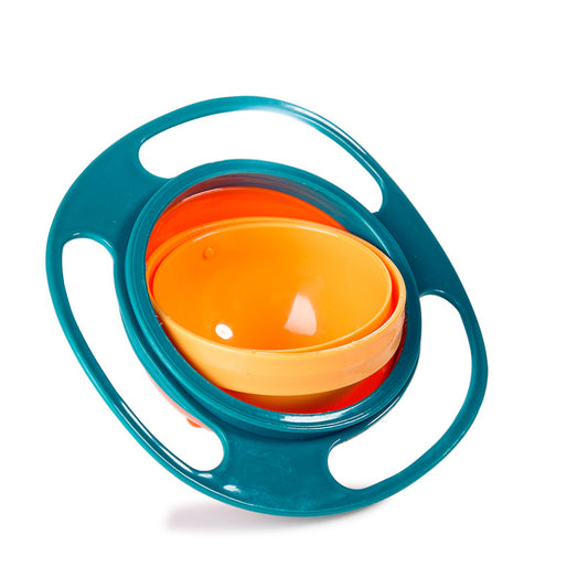 Children's bowl 360 degree rotating balance flying saucer bowl baby bowl