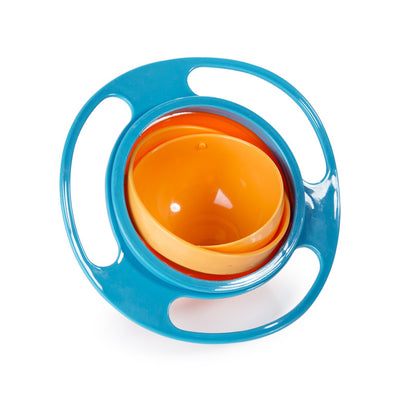 Children's bowl 360 degree rotating balance flying saucer bowl baby bowl