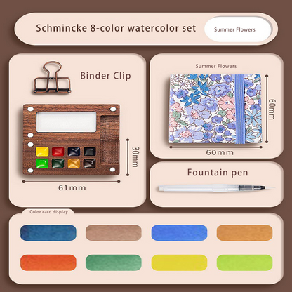 Watercolor Travel Set