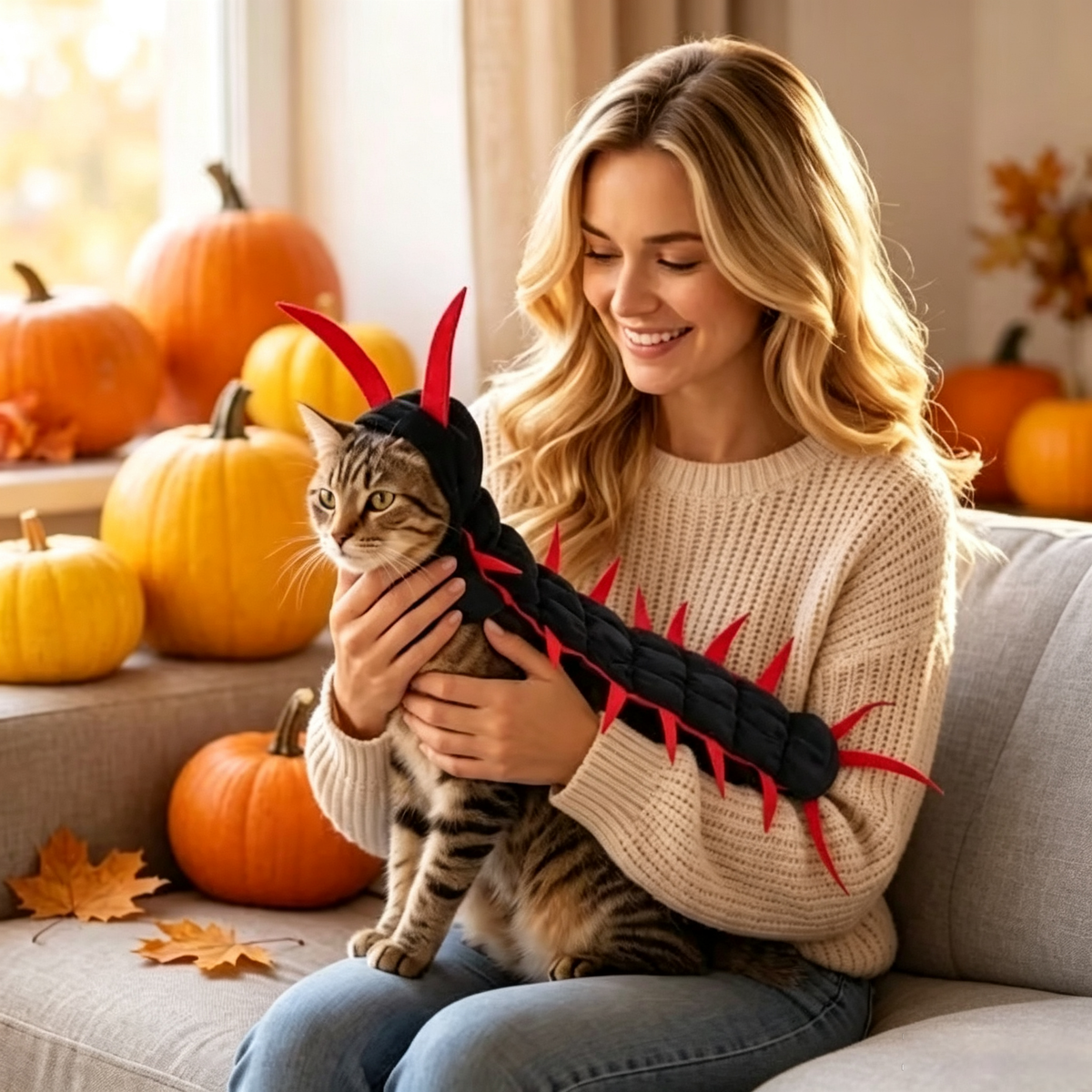 Pet Centipede Halloween Cat Cosplay Costume