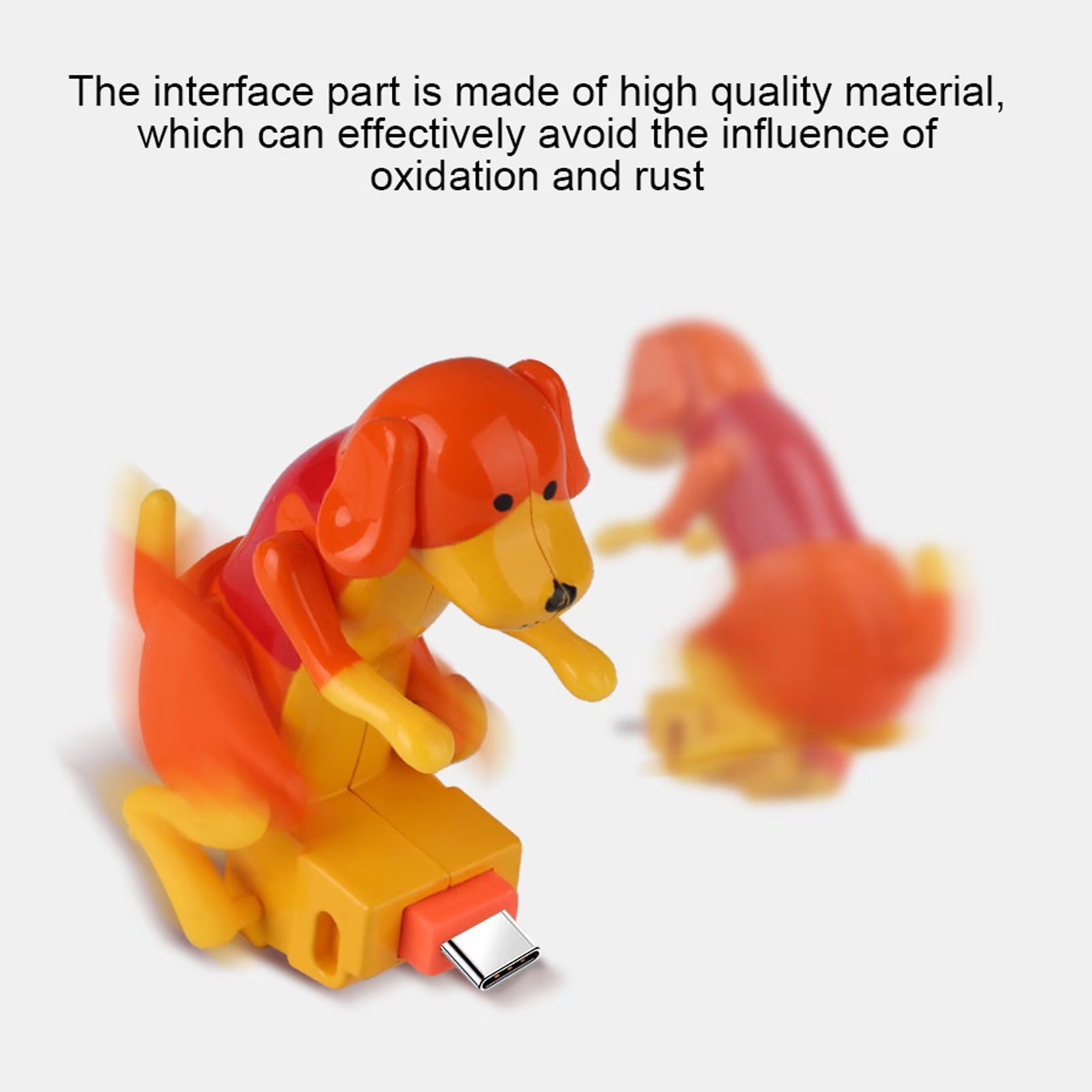 Fun Moving Dog Shape USB Charging Cable