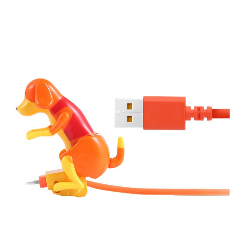 Fun Moving Dog Shape USB Charging Cable
