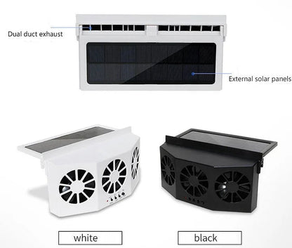 The New Solar Car Cooling Artifact [air circulation exhaust fan]