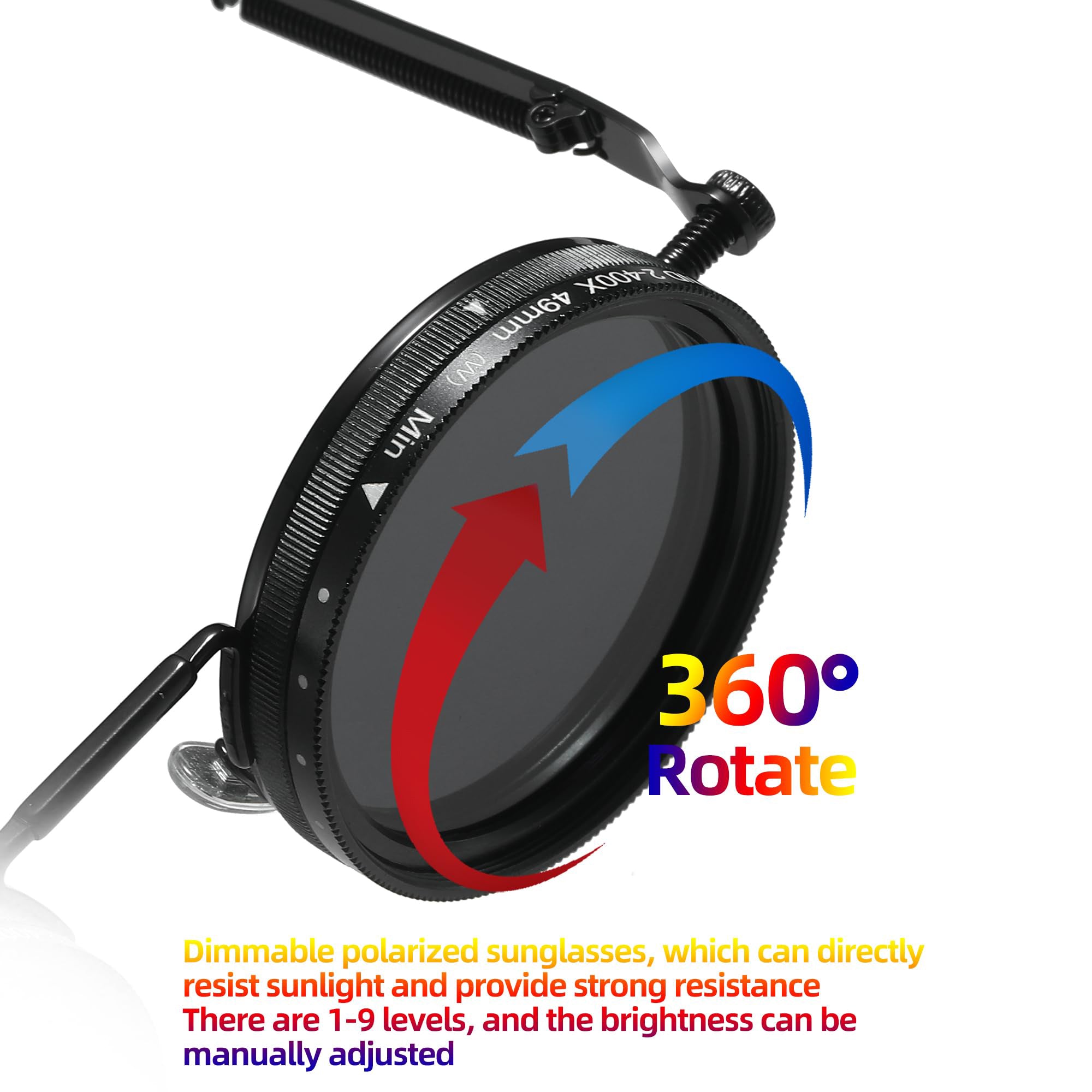 Industrial Rotatable Variable Density Polarized Shades