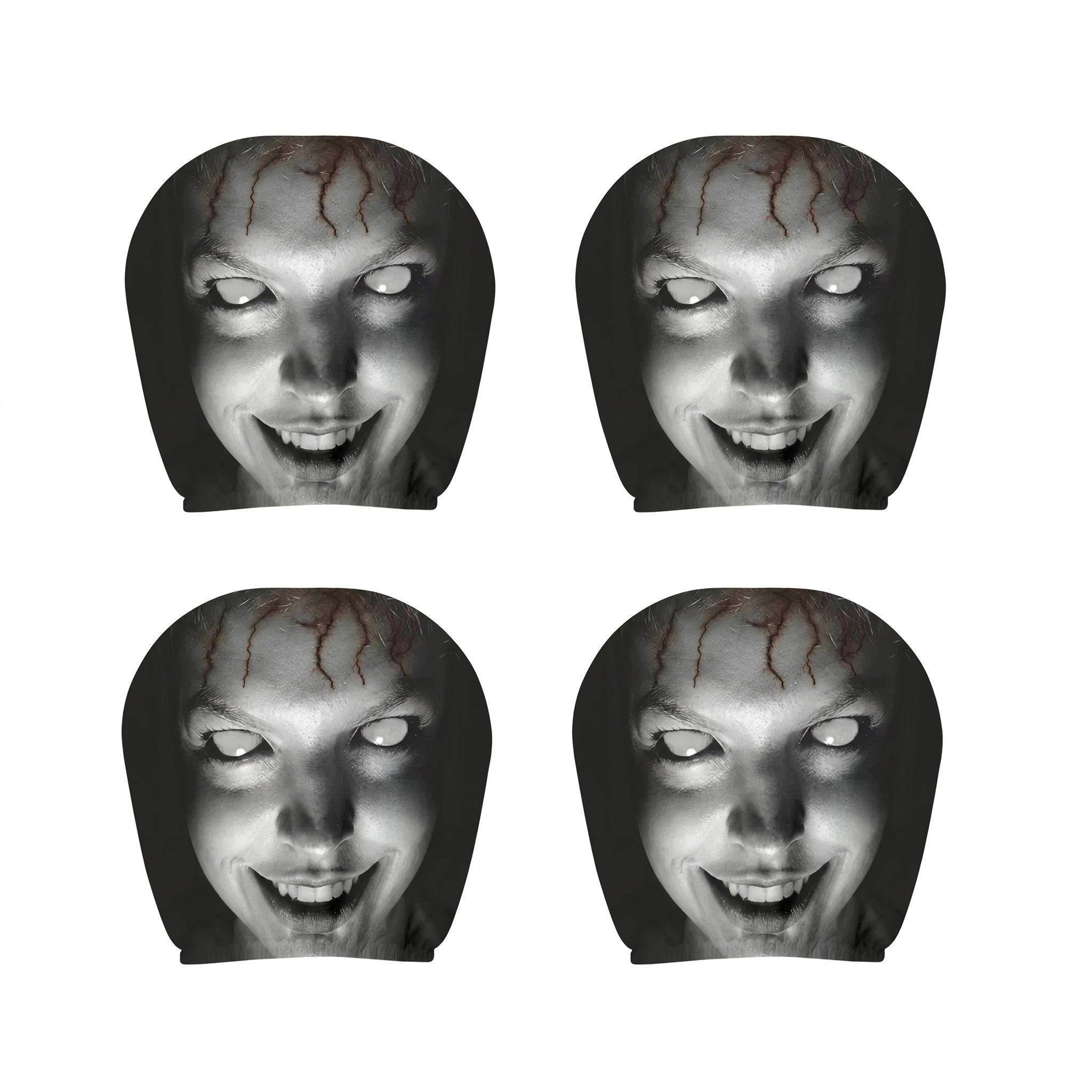 Phantom Haunted Headrest Auto Seat Covers