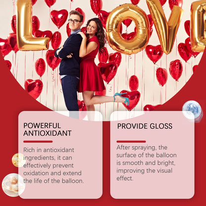 Balloon gloss spray