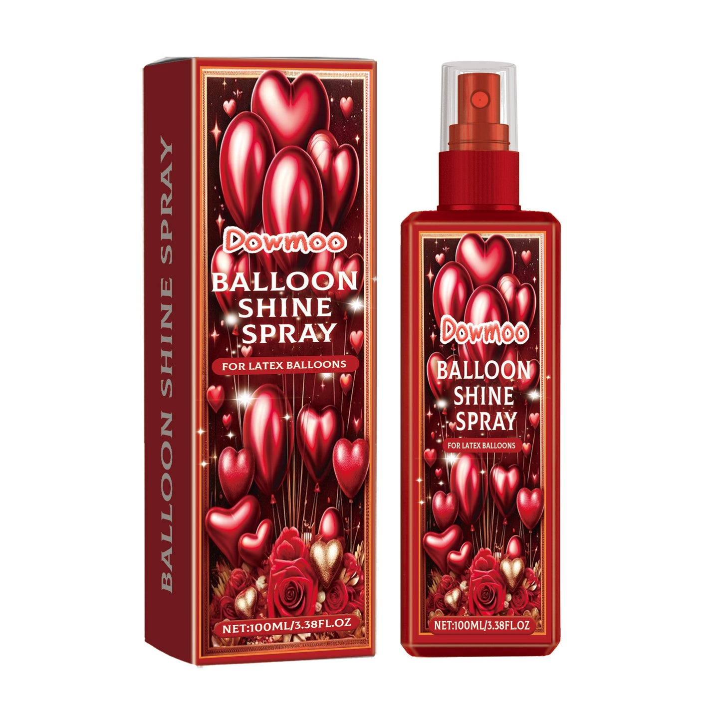 Balloon gloss spray