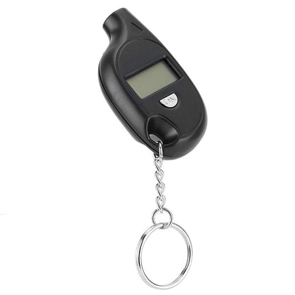 Mini Air Pressure Digital Measurement Keychain Tire Meter