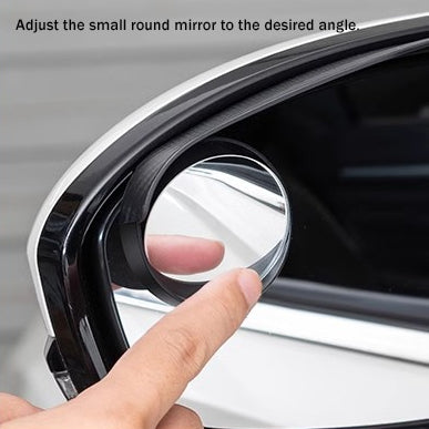 2-in-1 Car Rain Eyebrow Blind Spot Mirror
