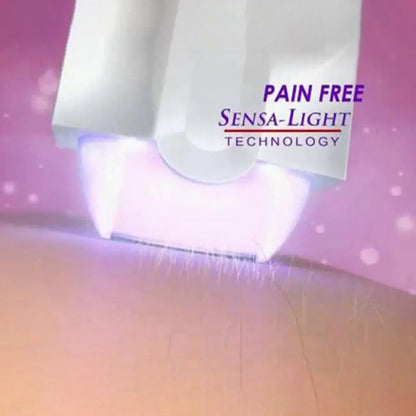 Blue light induction electric purple hair removal device