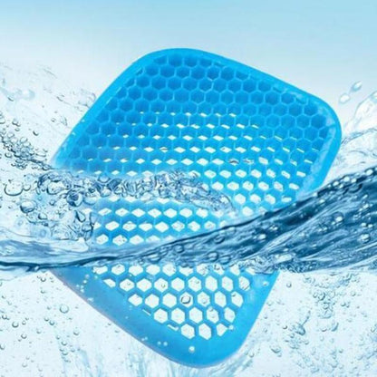 Honeycomb gel ice pad