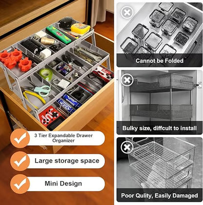 Multi-Level Smart Drawer Organizer