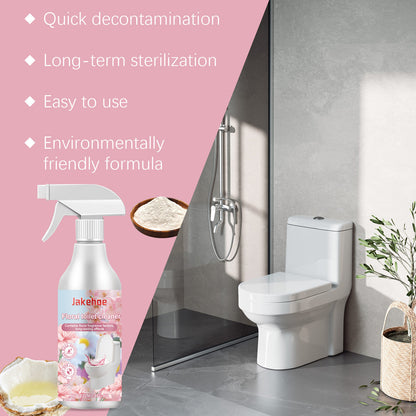 Floral toilet cleaner odor removal and clean