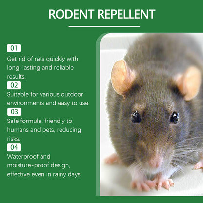 Mint flavored mouse repellent spray