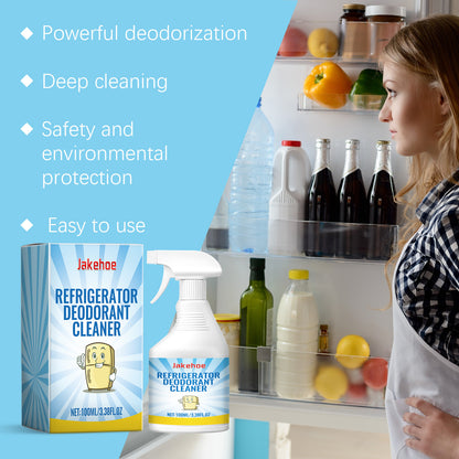 Refrigerator deodorizing cleaner