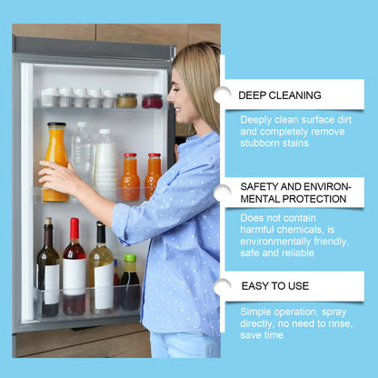 Refrigerator deodorizing cleaner