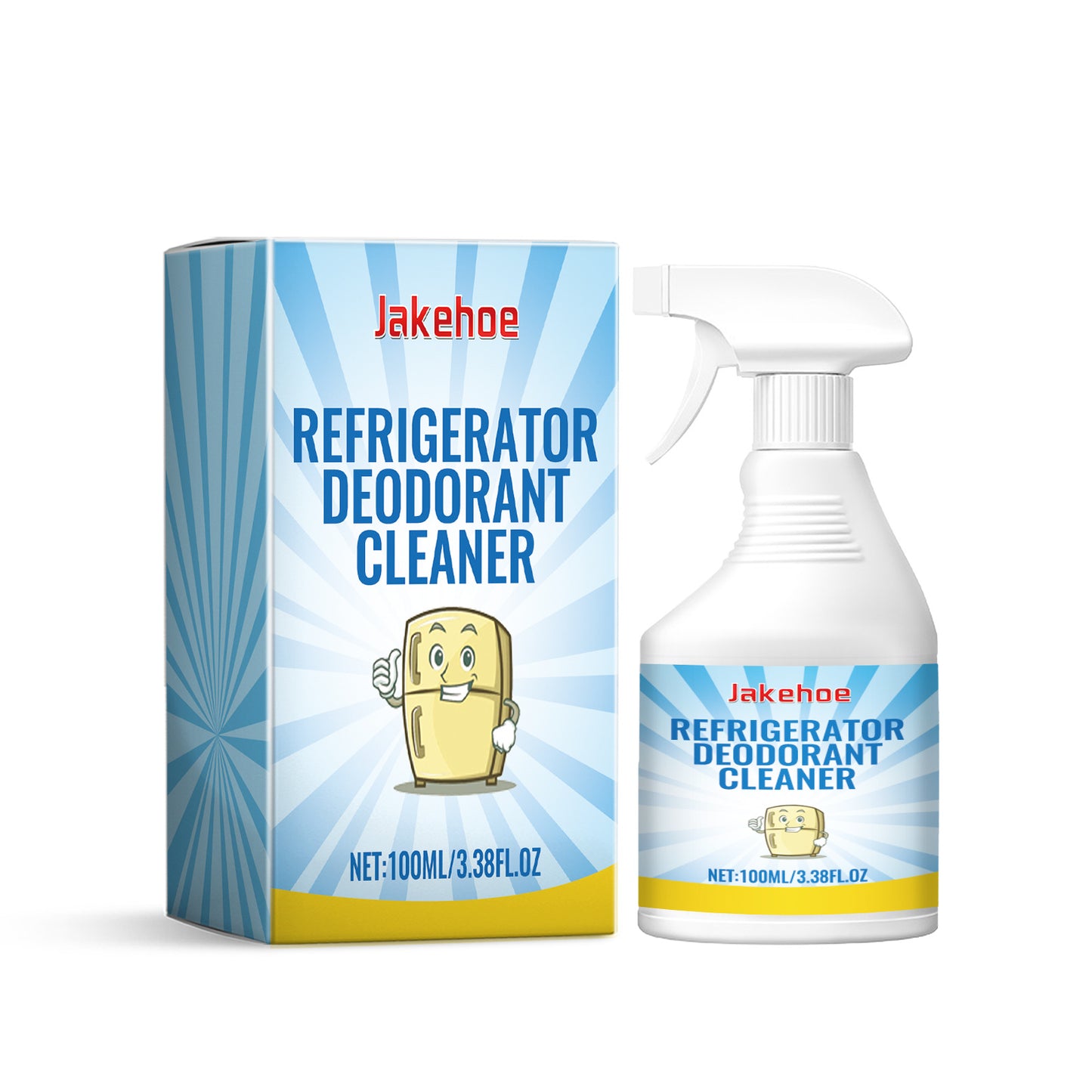 Refrigerator deodorizing cleaner