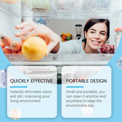 Refrigerator deodorizing cleaner