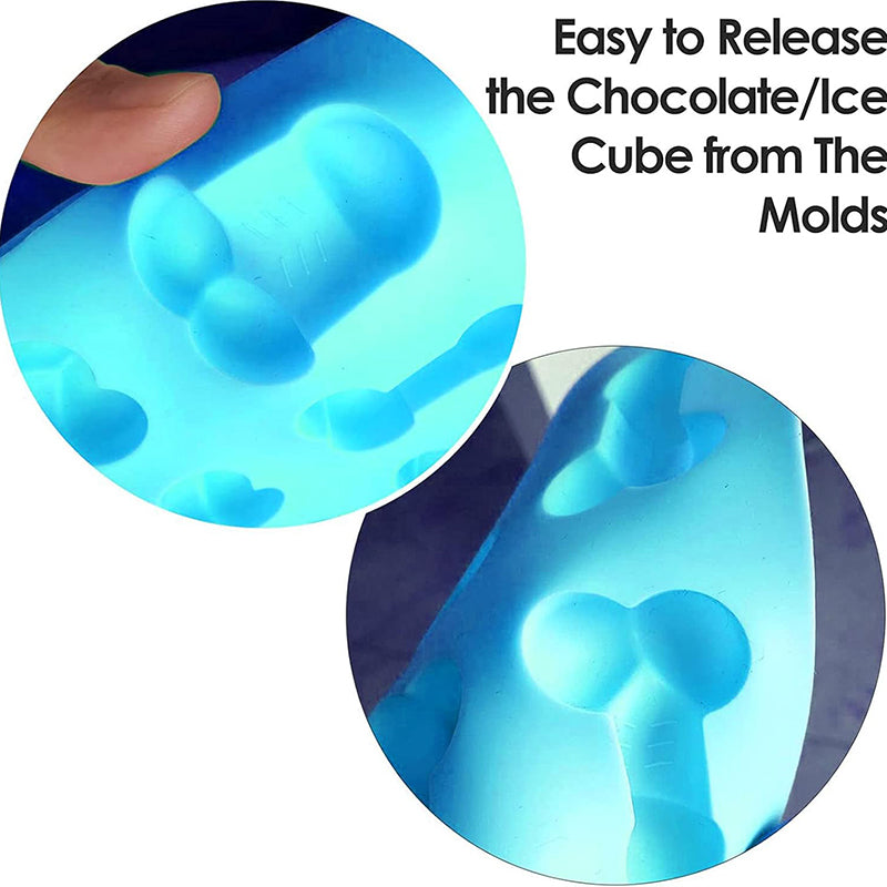 Ice cube tray molds for bachelorette parties