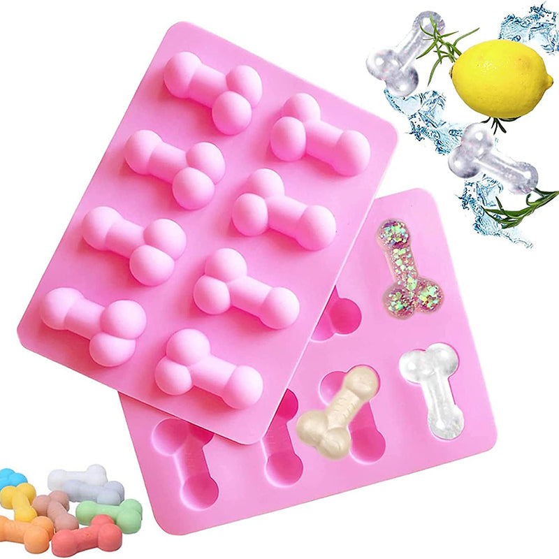 Ice cube tray molds for bachelorette parties