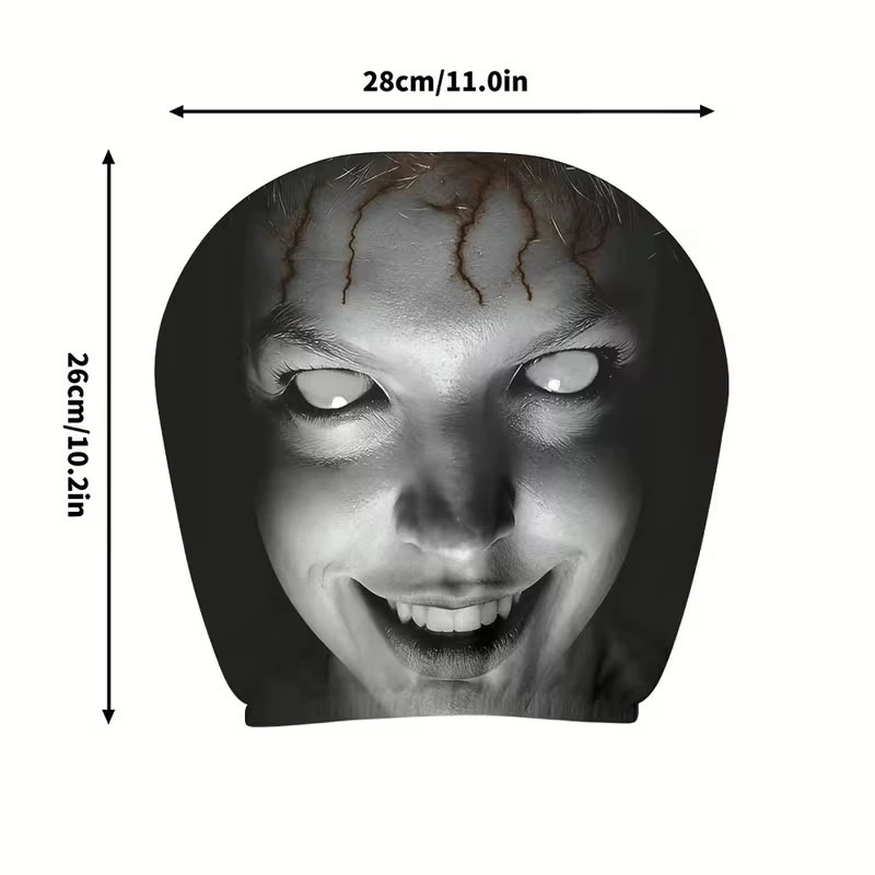 Phantom Haunted Headrest Auto Seat Covers