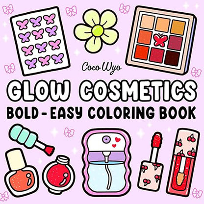 Cosmetics Coloring Book