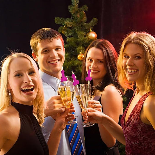 Bachelorette Party Decoration Funny Biodegradable Paper Straws