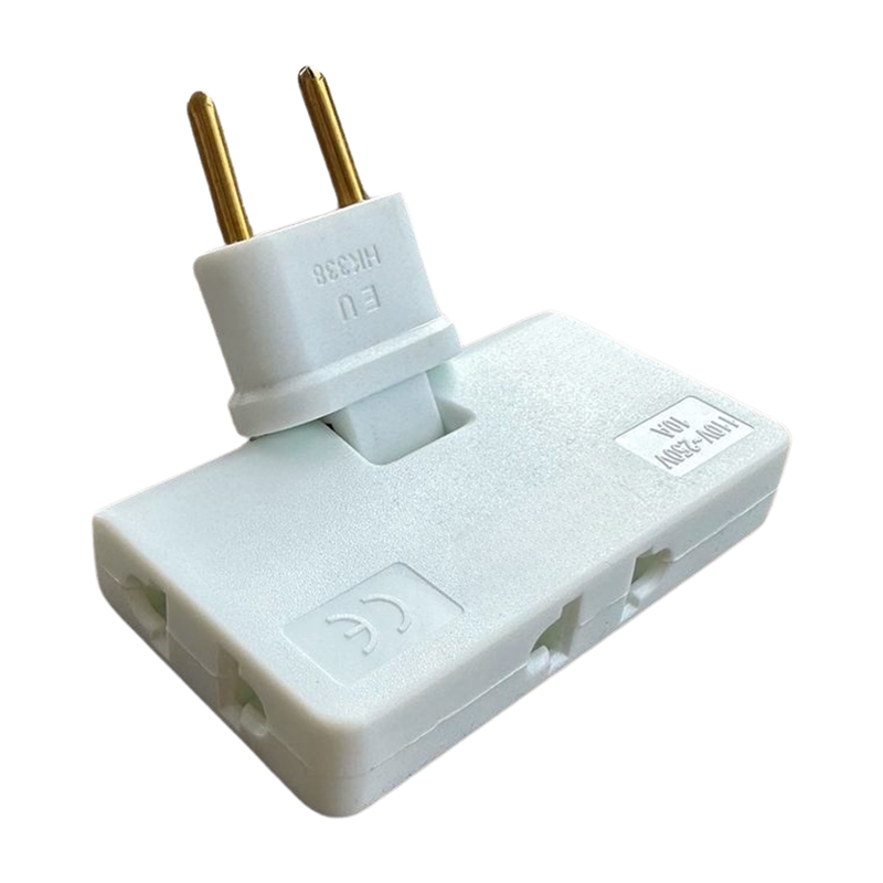 180 degree rotating European standard one to three adapter