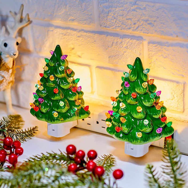 🎄Christmas tree night light & bedside lamp